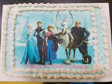 Kids birthday party in Vaughan frozen cake