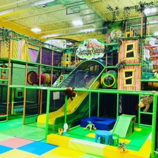 The best indoor playground in Vaughan, Ontario—Jungle Land.